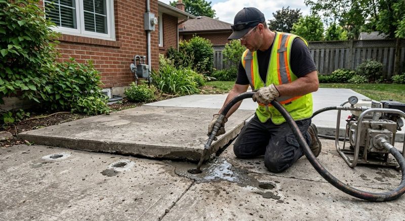 Concrete Slab Jacking in Columbus, OH
