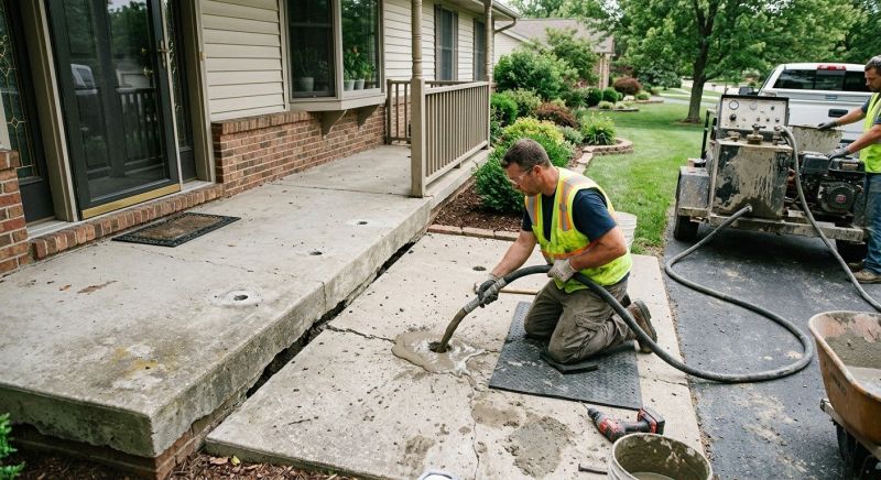 Sunken Patio Repair in Corpus Christi, TX